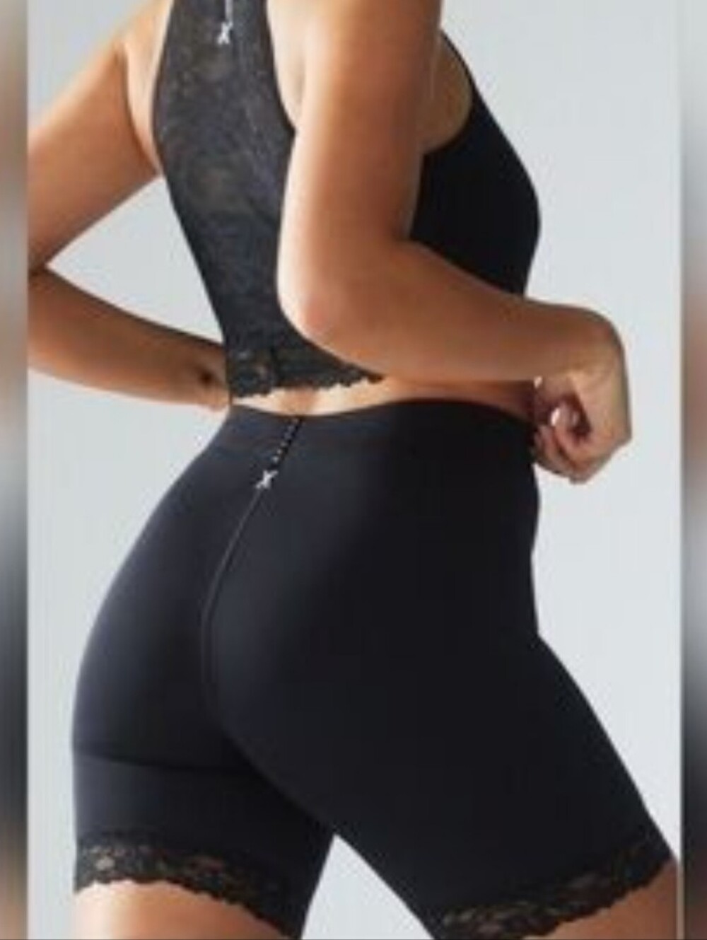 NWT SAVAGE X FENTY SPORT by RIHANNA LACE TRIM HIGH WAIST BIKE SHORT PLUS SIZE 2X